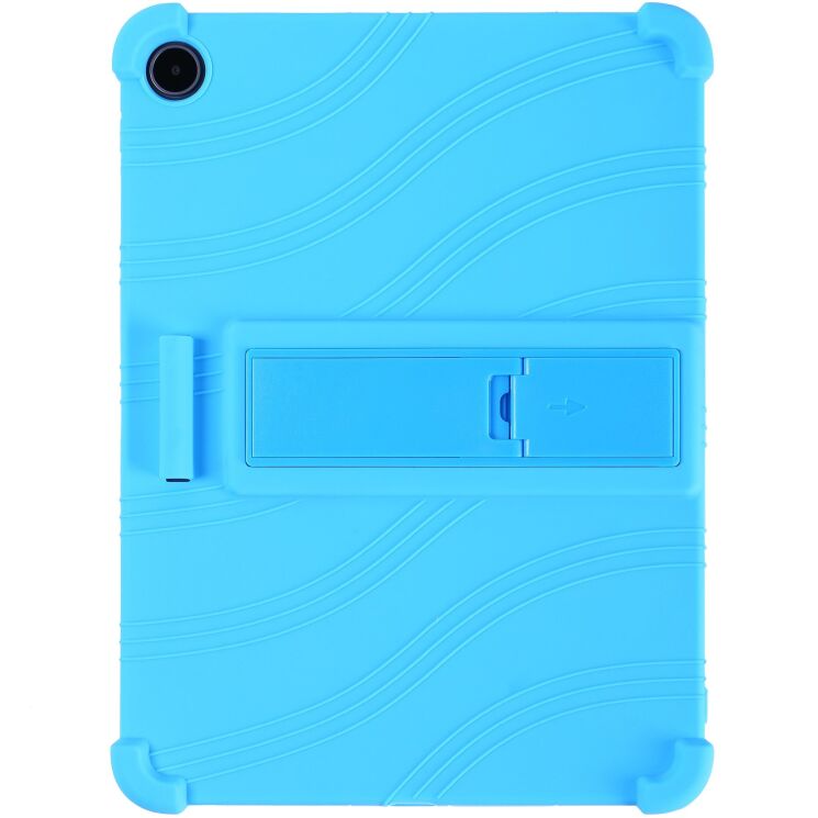 Захисний чохол Deexe Silicone Kickstand для OnePlus Pad Go 2 - Baby Blue: фото 1 з 8