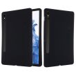 Защитный чехол Deexe Silicone Shell для Samsung Galaxy Tab S9 / S9 FE / S10 FE (X710/716/510/516/520/526) - Black (333034B)