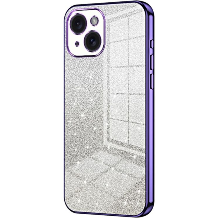 Защитный чехол Deexe Sparkles Cover для Apple iPhone 15 - Purple: фото 1 из 7