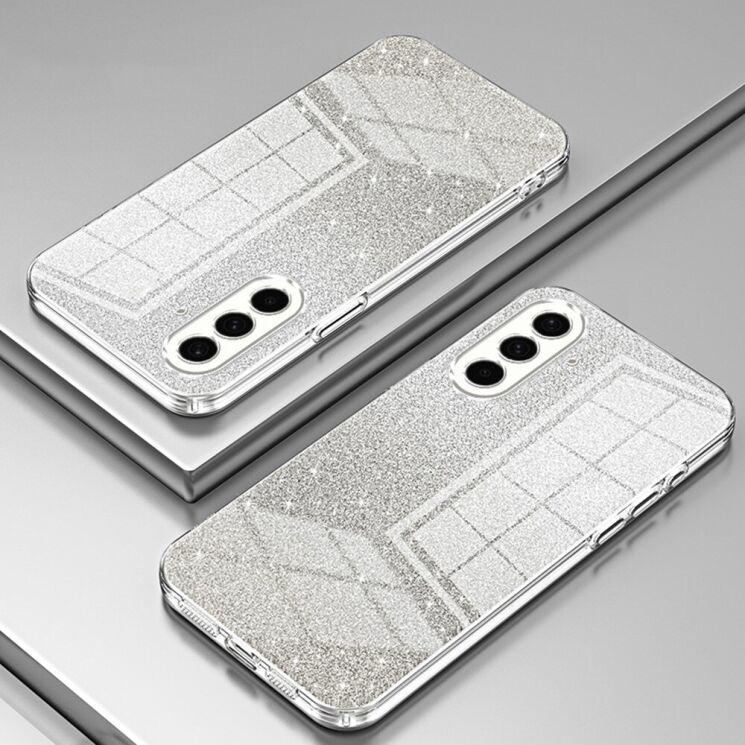Защитный чехол Deexe Sparkles Cover для Samsung Galaxy A36 (A366) - Transparent: фото 2 из 7