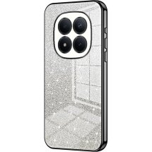 Защитный чехол Deexe Sparkles Cover для Xiaomi Redmi Note 15 Pro - Black: фото 1 из 7