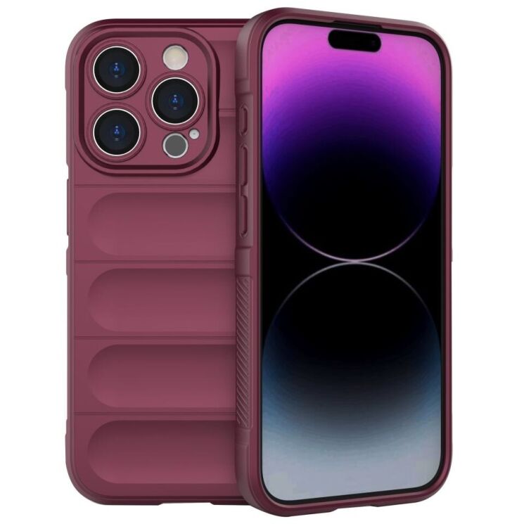 Захисний чохол Deexe Terra Case для Apple iPhone 15 Pro Max - Wine Red: фото 1 з 7