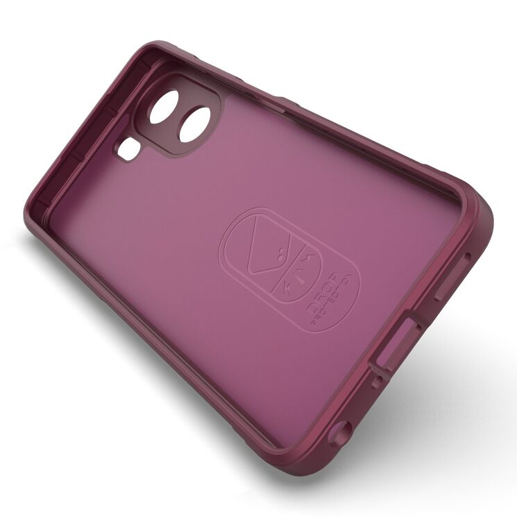 Захисний чохол Deexe Terra Case для OPPO A5x - Wine Red: фото 2 з 8