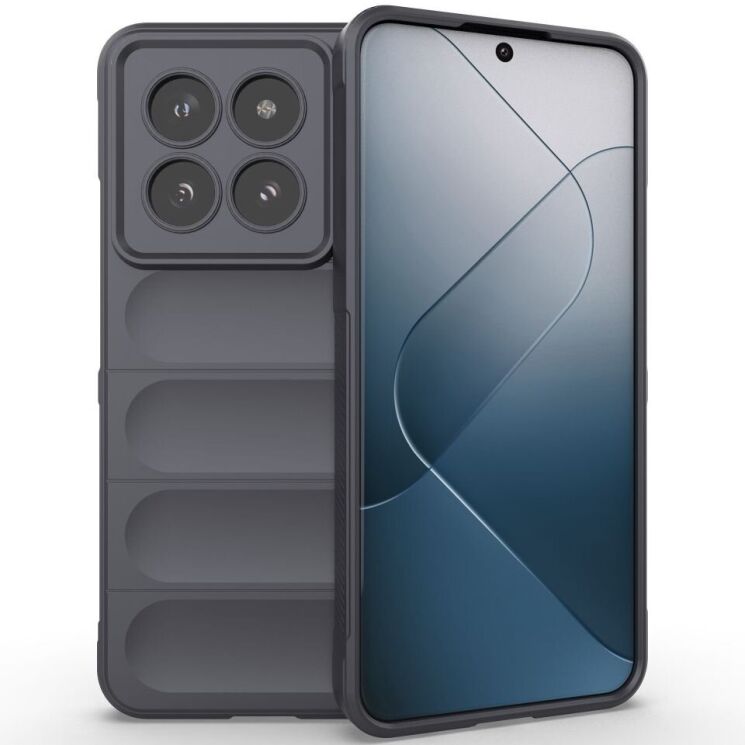 Захисний чохол Deexe Terra Case для Xiaomi 14 Pro - Dark Grey: фото 1 з 6