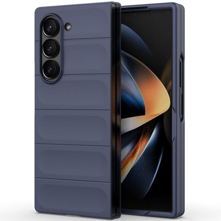 Защитный чехол Deexe Terra Case (FF) для Samsung Galaxy Fold 6 - Dark Blue: фото 3 из 7