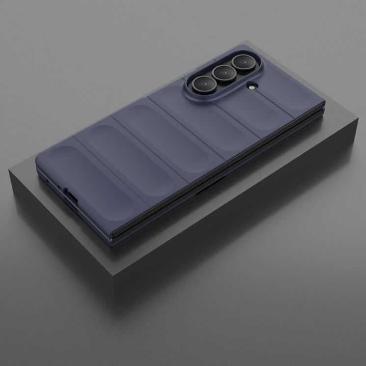 Защитный чехол Deexe Terra Case (FF) для Samsung Galaxy Fold 7 - Dark Blue: фото 5 из 7