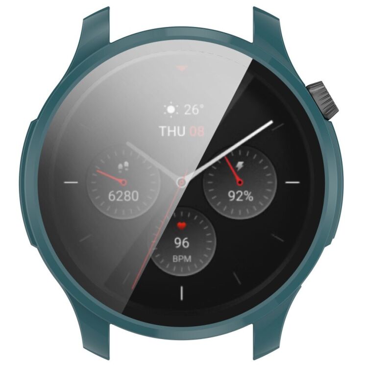 Защитный чехол Deexe Watch Case для Xiaomi Amazfit GTR 4 - Pine Needle Green: фото 4 из 8