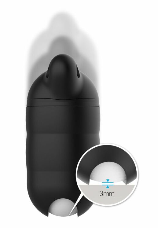 Защитный чехол Deexe Waterproof Shell для Apple AirPods 1 / 2 - Dark Blue: фото 6 из 8