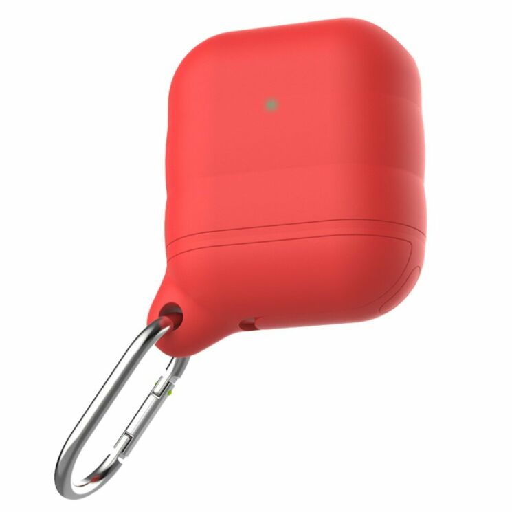 Защитный чехол Deexe Waterproof Shell для Apple AirPods 1 / 2 - Red: фото 1 из 8