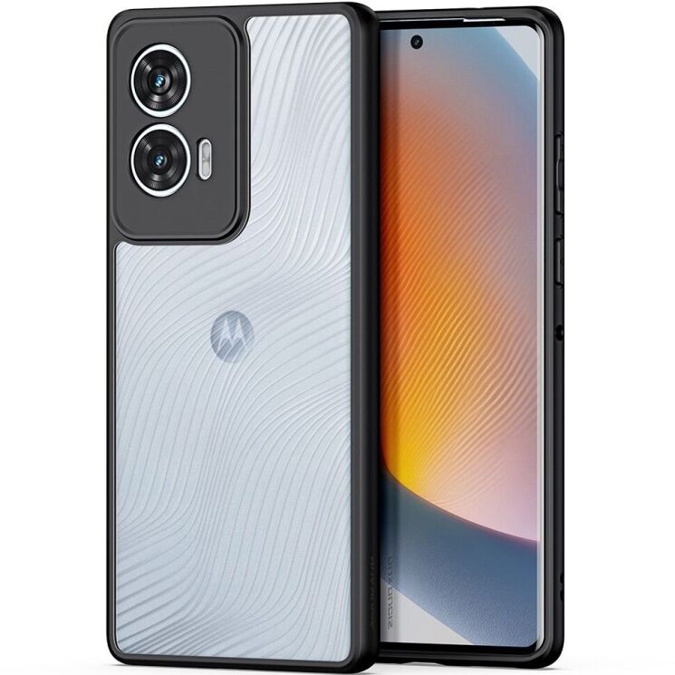 Захисний чохол (PC+TPU) DUX DUCIS Aimo Series для Motorola Edge 50 Fusion - Black: фото 1 з 13