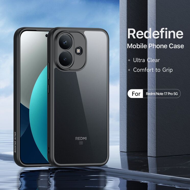 Защитный чехол DUX DUCIS Aimo Series для Xiaomi Redmi Note 17 Pro - Black (429501B) Защитный чехол DUX DUCIS Aimo Series для Xiaomi Redmi Note 17 Pro - Black: фото 4 из 11