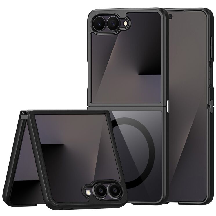 Защитный чехол DUX DUCIS Aimo Series Magnetic (FF) для Samsung Galaxy Flip 8 - Black (423501B) Защитный чехол DUX DUCIS Aimo Series Magnetic (FF) для Samsung Galaxy Flip 8 - Black: фото 1 из 12