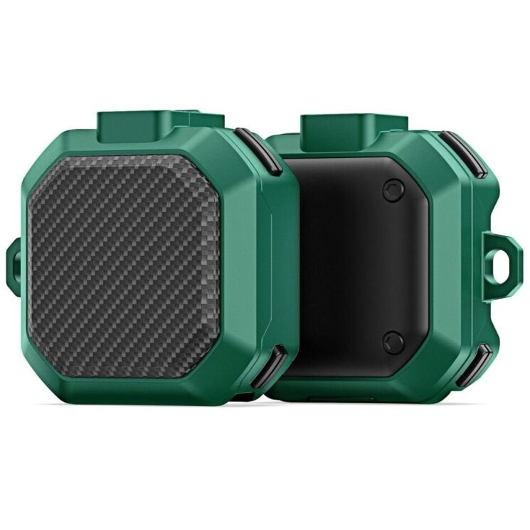 Захисний чохол DUX DUCIS SECF Series для Samsung Galaxy Buds Live / Buds Pro / Buds 2 / Buds 2 Pro / Buds FE - Green: фото 1 з 11