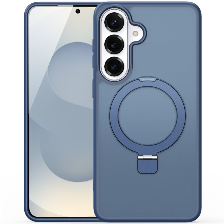 Защитный чехол DUX DUCIS Yind Series Stand для Samsung Galaxy S26 Plus - Dark Blue: фото 1 из 11