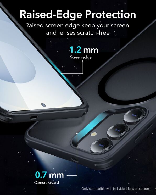 Захисний чохол ESR Classic Hybrid MagSafe для Samsung Galaxy S25 Plus (S936) 4894240253267 - Clear: фото 8 з 9