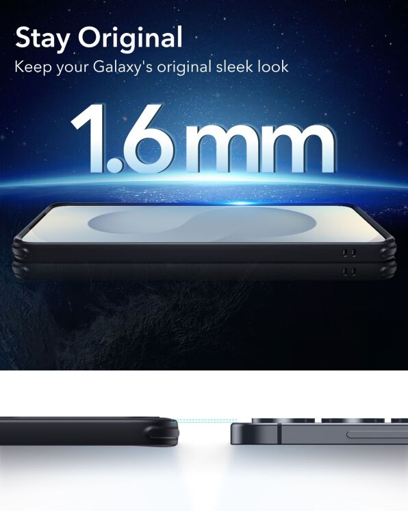 Захисний чохол ESR Classic Hybrid MagSafe для Samsung Galaxy S25 Plus (S936) 4894240253267 - Clear: фото 9 з 9