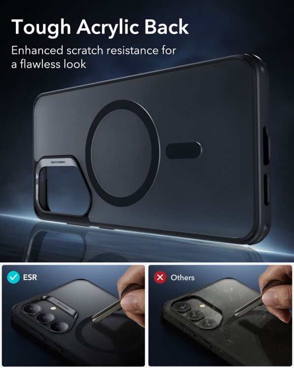 Захисний чохол ESR Classic Hybrid MagSafe для Samsung Galaxy S25 Plus (S936) 4894240253267 - Clear: фото 6 з 9