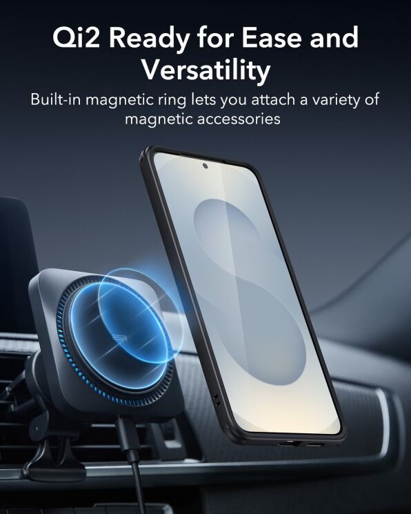 Захисний чохол ESR Classic Hybrid MagSafe для Samsung Galaxy S25 Plus (S936) 4894240253267 - Clear: фото 7 з 9