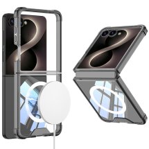 Захисний чохол GKK AirBag Mag для Samsung Galaxy Flip 8 - Transparent Black: фото 1 з 6