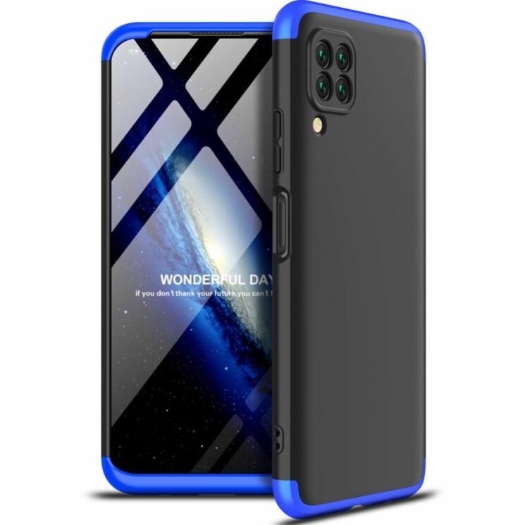 Захисний чохол GKK Double Dip Case для Huawei P40 Lite - Black / Blue: фото 1 з 8