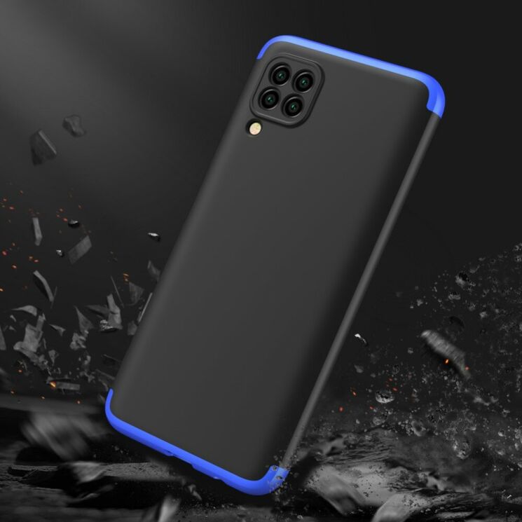 Захисний чохол GKK Double Dip Case для Huawei P40 Lite - Black / Blue: фото 6 з 8