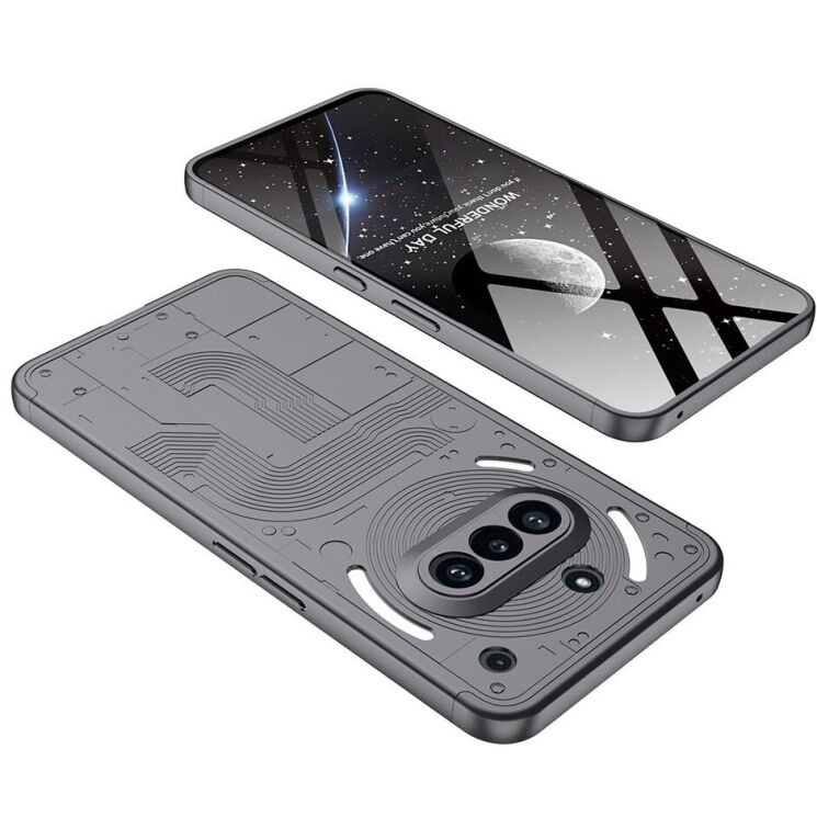 Защитный чехол GKK Double Dip Case для Nothing Phone (3a) - Grey: фото 2 из 8