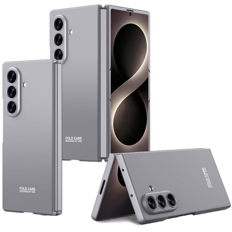 Защитный чехол GKK Hard Slim Case для Samsung Galaxy Fold 8 Ultra - Grey (424026H) Защитный чехол GKK Hard Slim Case для Samsung Galaxy Fold 8 Ultra - Grey: фото 1 из 7