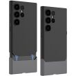 Защитный чехол GKK Magnetic Dip Case для Samsung Galaxy S24 Ultra (S928) - Black / Grey (346948BH)