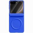 Защитный чехол GKK Magnetic Matte Case для Samsung Galaxy Flip 8 - Dark Blue (423525DB)
