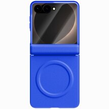 Защитный чехол GKK Magnetic Matte Case для Samsung Galaxy Flip 8 - Dark Blue: фото 1 из 5