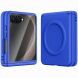 Защитный чехол GKK Magnetic Matte Case для Samsung Galaxy Flip 8 - Dark Blue (423525DB). Фото 2 из 5