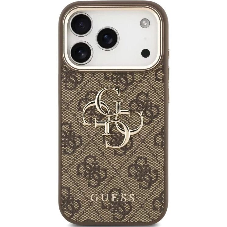 Защитный чехол Guess 4G Big 4G Classic Logo для iPhone 18 Pro / 17 Pro (GUHCP18L4GMGCBR) - Brown (423743Z) Защитный чехол Guess 4G Big 4G Classic Logo для iPhone 18 Pro / 17 Pro (GUHCP18L4GMGCBR) - Brown: фото 2 из 7