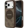 Захисний чохол Guess 4G Circle Classic Logo MagSafe для iPhone 17 Pro ( GUHMP17LP4PGRSGW) - Brown (403261Z)