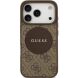 Захисний чохол Guess 4G Circle Classic Logo MagSafe для iPhone 17 Pro ( GUHMP17LP4PGRSGW) - Brown (403261Z). Фото 2 з 8