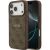 Защитный чехол Guess 4G Ring Classic Logo MagSafe для iPhone 17 Pro (GUHMP17LG4GFRW) - Brown: фото 1 из 9