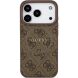 Защитный чехол Guess 4G Ring Classic Logo MagSafe для iPhone 17 Pro (GUHMP17LG4GFRW) - Brown (403266Z). Фото 2 из 9