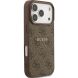 Защитный чехол Guess 4G Ring Classic Logo MagSafe для iPhone 17 Pro (GUHMP17LG4GFRW) - Brown (403266Z). Фото 4 из 9