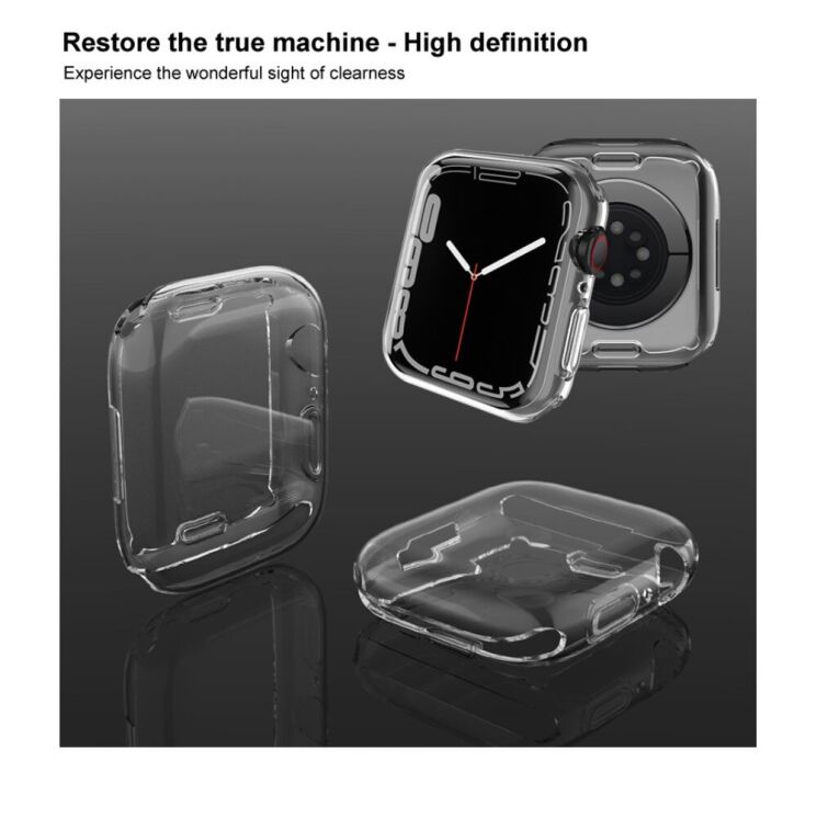 Захисний чохол IMAK UX-3 Series для Apple Watch 45 mm (7 / 8 / 9 Series) - Transparent: фото 8 з 12