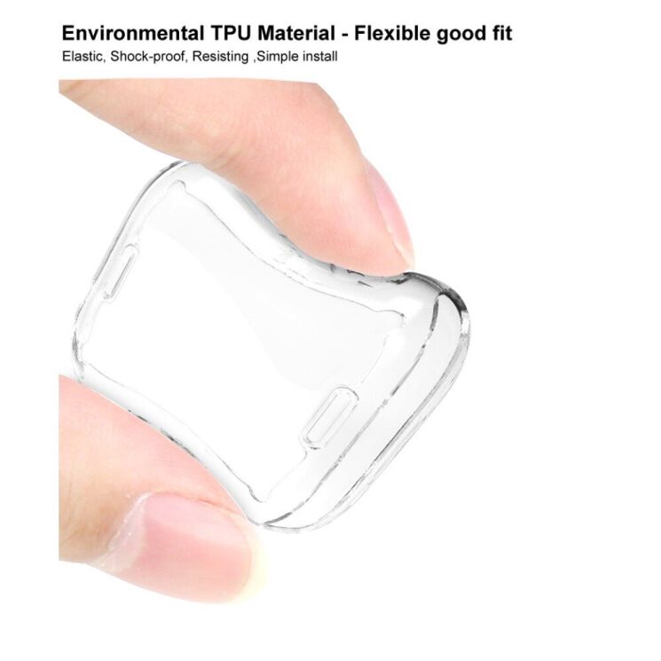 Захисний чохол IMAK UX-3 Series для Apple Watch 45 mm (7 / 8 / 9 Series) - Transparent: фото 9 з 12