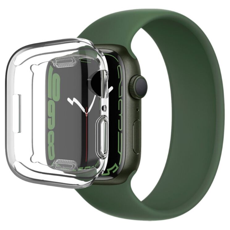 Захисний чохол IMAK UX-3 Series для Apple Watch 45 mm (7 / 8 / 9 Series) - Transparent: фото 1 з 12