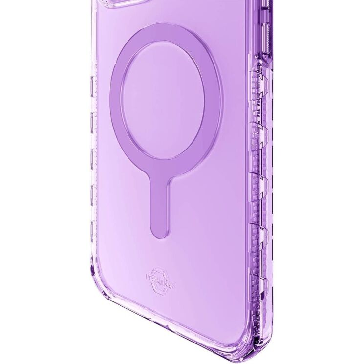 Захисний чохол ItSkins Supreme R Clear with MagSafe для Apple iPhone 13 Pro Max (AP2M-MGCLR-LPPR) - Light Purple: фото 6 з 6