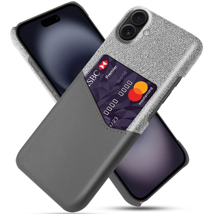 Захисний чохол KSQ Business Pocket для Apple iPhone 17 - Grey: фото 1 з 4
