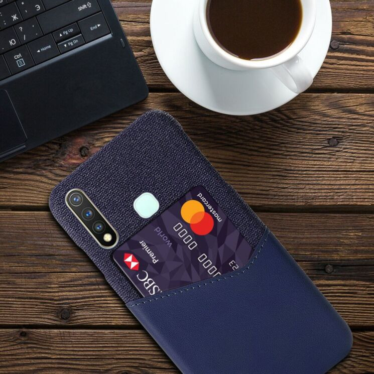 Захисний чохол KSQ Business Pocket для VIVO Y19 - Blue: фото 2 з 4