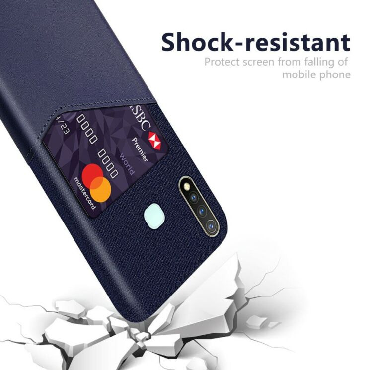 Захисний чохол KSQ Business Pocket для VIVO Y19 - Blue: фото 3 з 4