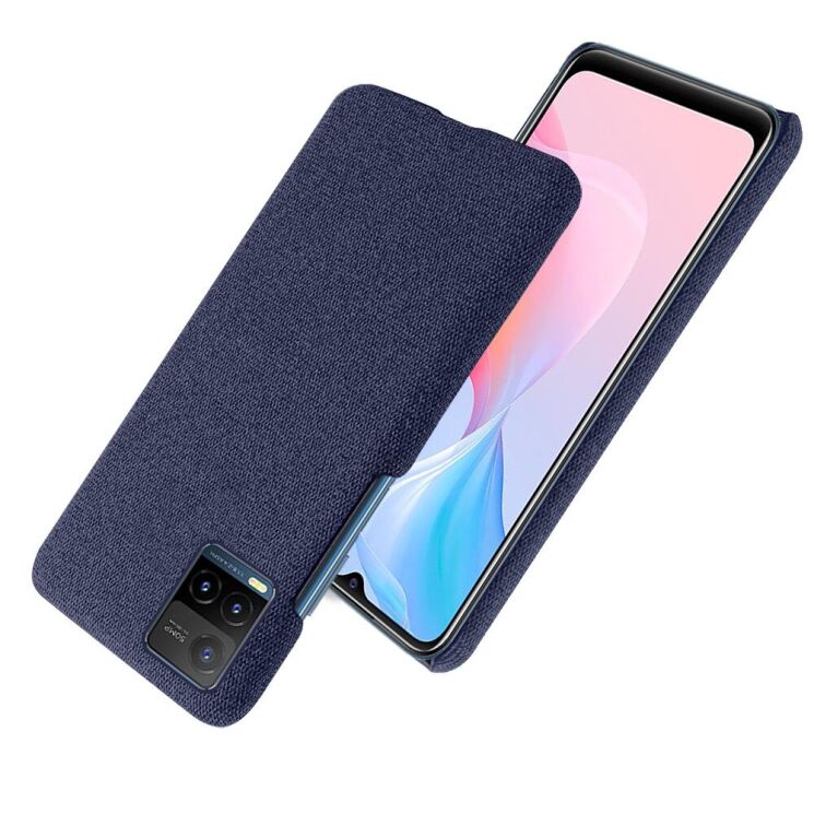 Захисний чохол KSQ Cloth Style для VIVO Y33s / Y21 / Y21s - Blue: фото 2 з 5