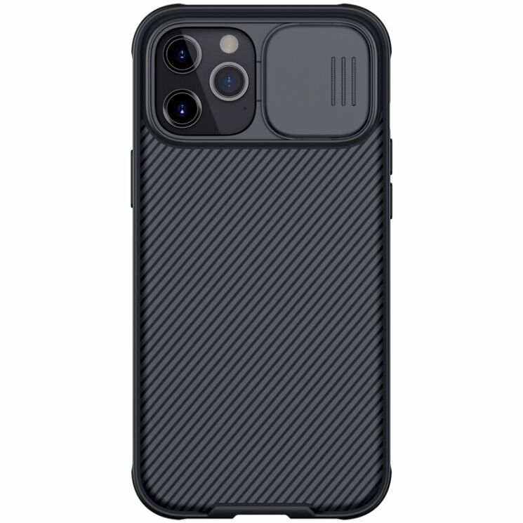 Защитный чехол NILLKIN CamShield Pro для Apple iPhone 12 Pro Max - Black: фото 1 из 15