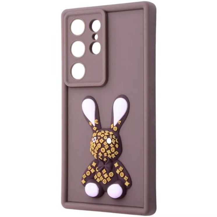 Защитный чехол Pretty Things Case для Samsung Galaxy S25 Ultra (S938) - Brown / Rabbit: фото 1 из 6