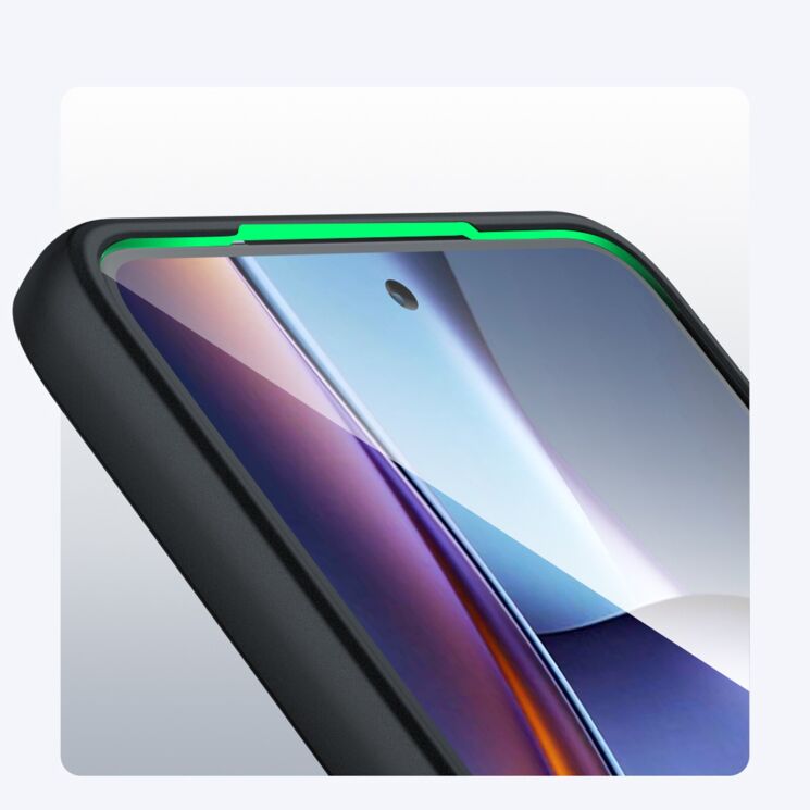 Защитный чехол Reframe Clear Bound для Motorola Moto G86 / G86 Power - Black: фото 8 из 9