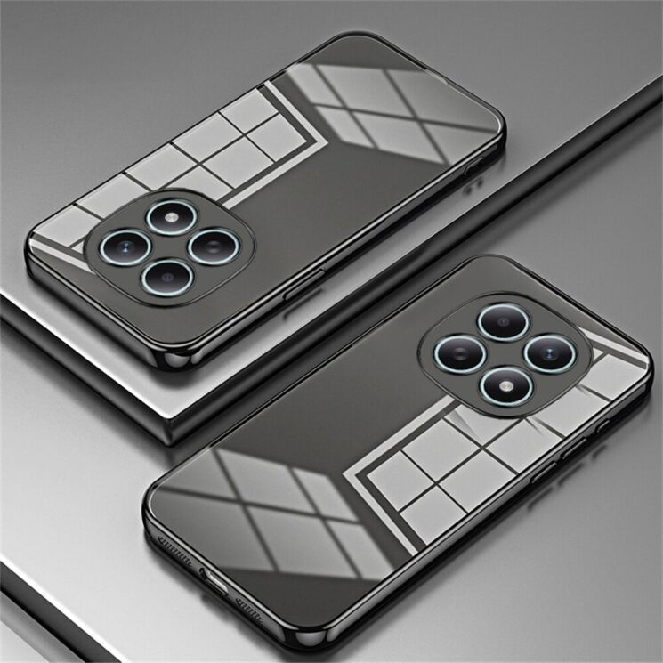 Захисний чохол Reframe Electroplating Frame для Xiaomi Redmi Note 15 5G / Poco M8 5G - Black: фото 2 з 8