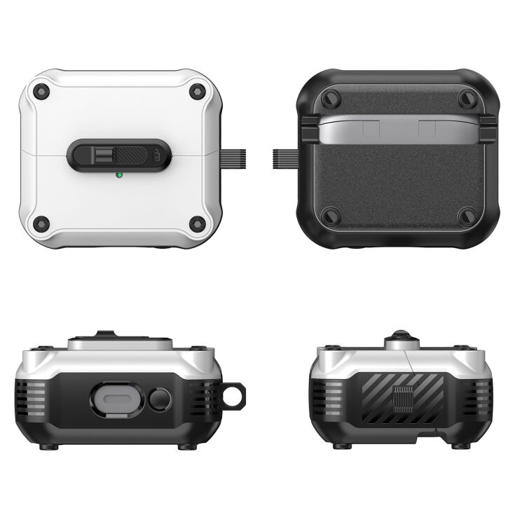 Защитный чехол Reframe Front Lock для Samsung Galaxy Buds 3 / Buds 3 Pro - White: фото 9 из 9